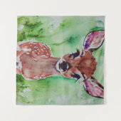 Babycreme Wandteppich (Vorderseite (Horizontal))