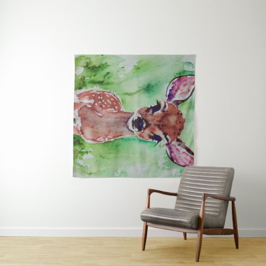 Babycreme Wandteppich (Beispiel (Horizontal))