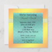 Babycremes-Babydusche Einladung (Rückseite)