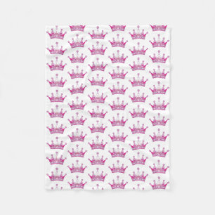 Babydecke - Rosa Krone Fleecedecke