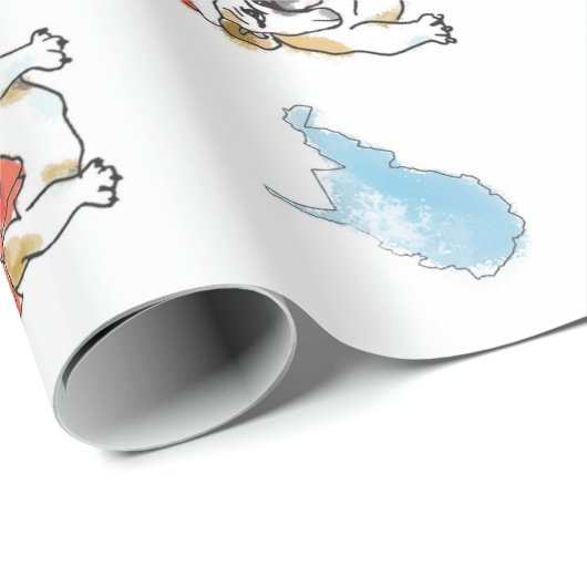 BabyDog und West Virginia Wrapping Paper Geschenkpapier (Rolleneckpunkt)