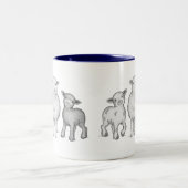 Babydoll Southdown Schafe Tasse (Mittel)