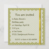 Babydrache Einladung (Rückseite)