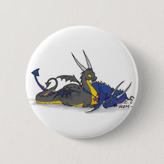 Babydrachen Button (Vorderseite)