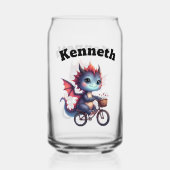 Babydrachenzyklen im Frühjahr Dosenglas (Rückseite)