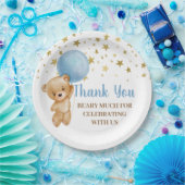 Babyduschbärenplatte Pappteller (Party)