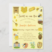 Babyduschbee süß wie möglich einladung (Vorderseite)