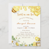 Babyduschbee süß wie möglich einladung (Vorderseite)