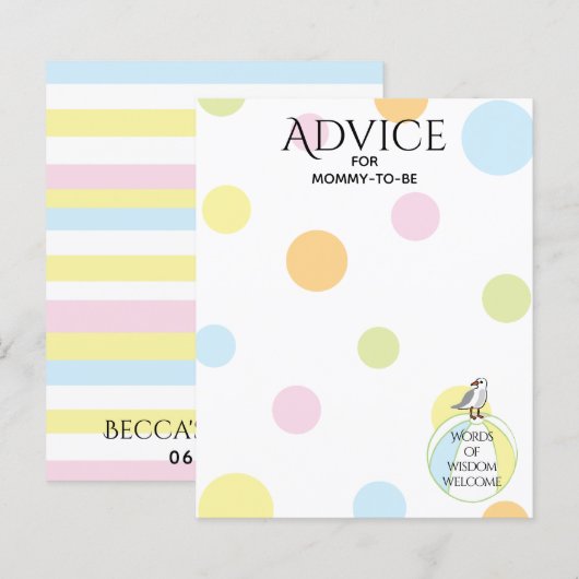 Babyduschberatung Beach Ball (Vorne/Hinten)