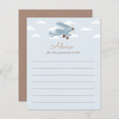 Babyduschberatung für die Elternkarte (Vorne/Hinten)