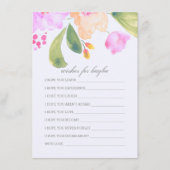 Babyduschberatung für Eltern-Card Hinweiskarte (Vorderseite)