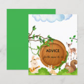 Babyduschberatung für Waldtiere (Vorne/Hinten)