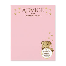 Babyduschberatungskarte Elephant Pink