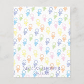 Babyduschberatungskarte Paci Bunny (Rückseite)