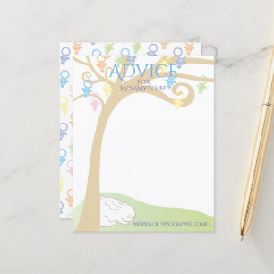 Babyduschberatungskarte Paci Bunny