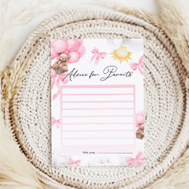 Babyduschberatungskarten für Eltern, die noch zu s