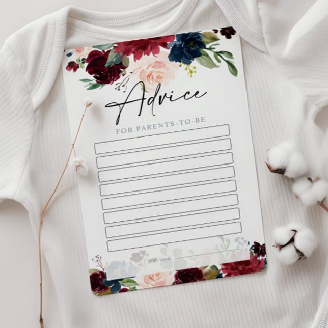 Babyduschberatungskarten für Eltern, die noch zu s (Von Creator hochgeladen)