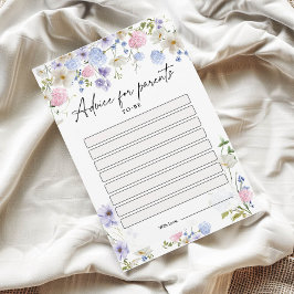 Babyduschberatungskarten für Eltern, die noch zu s