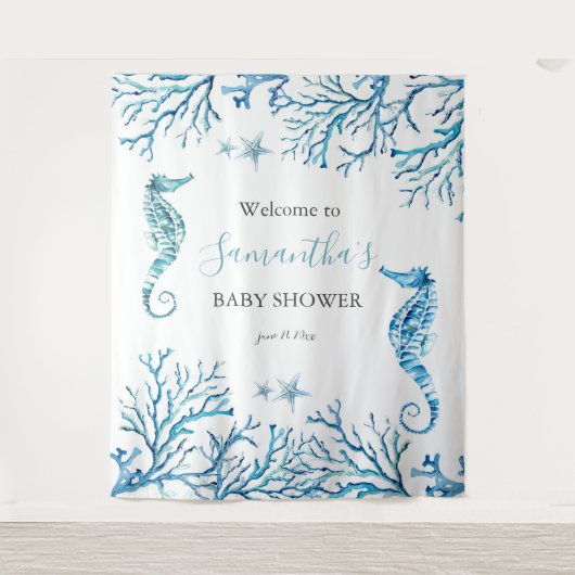 Babyduschbild Hintergrundbelag Thema Wandteppich (Vorderseite)