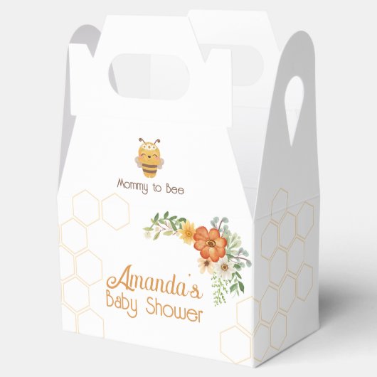 Babyduschbox Geschenkschachtel (Geöffnet)