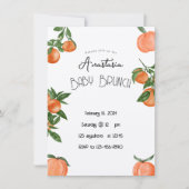 Babyduschbrunch oder WEdding Brunch Einladung (Vorderseite)