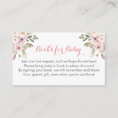 Babyduschbuch aus Holz in Kartenform Begleitkarte (Vorderseite)