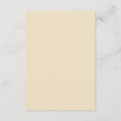 Babyduschbuch fällt Kürbis rustikal braun Blüte Begleitkarte (Rückseite)