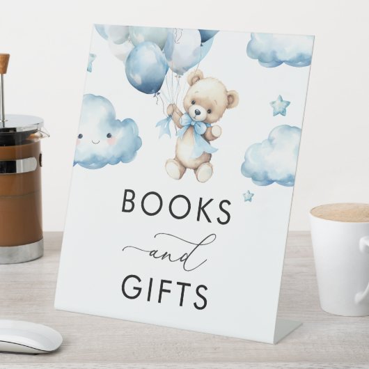 Babyduschbuch & Geschenke Sockelschild (In Situ)