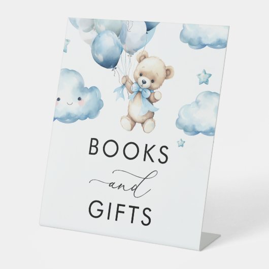 Babyduschbuch & Geschenke Sockelschild (Vorderseite)