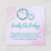 Babyduschbücher für Baby Begleitkarte (Vorderseite)