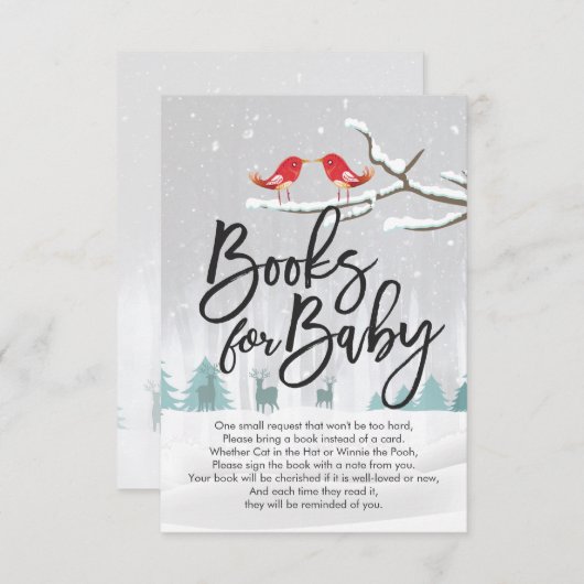 Babyduschbücher für Baby / Buchanfrage mitbringen Einladung (Vorne/Hinten)