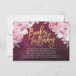 Babyduschbücher für Baby / Buchanfrage mitbringen Einladung