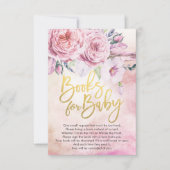 Babyduschbücher für Baby / Buchanfrage mitbringen Einladung (Vorderseite)