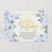 Babyduschbücher für Baby / Buchanfrage mitbringen Einladung (Vorne/Hinten)