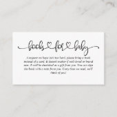 Babyduschbücher für Baby Pink Cloud Deer Begleitkarte (Vorderseite)