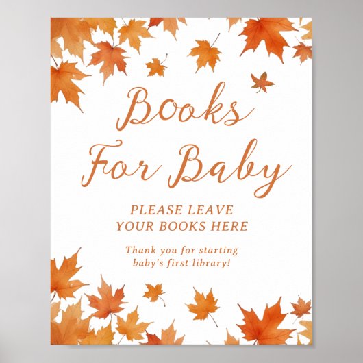 Babyduschbücher für Baby Poster (Vorne)