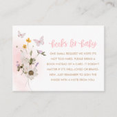 Babyduschbücher für Babykarten Begleitkarte (Vorderseite)