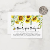 Babyduschbücher für Babykarten Mitteilungskarte (Vorderseite/Rückseite Beispiel)