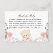 Babyduschbücher für Babynahrung Begleitkarte (Vorderseite)