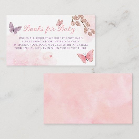 Babyduschbücher für Babys mit Wasserfarbe Begleitkarte (Vorne/Hinten)