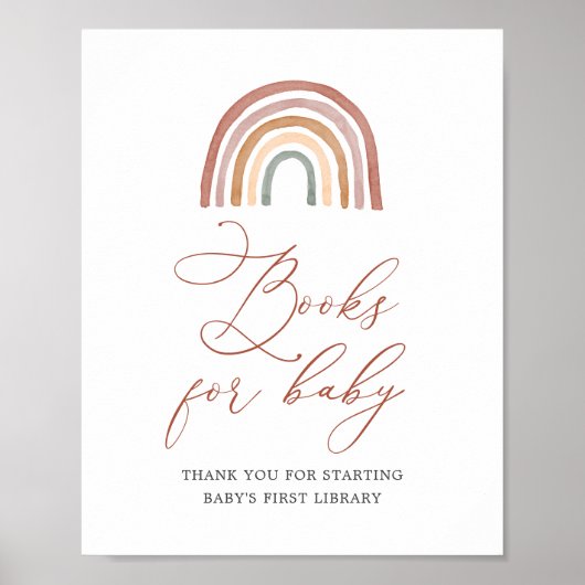 Babyduschbücher für Babysignatur Poster (Vorne)