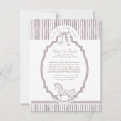 Babyduschbücher für Babywanne Einladung (Vorderseite)