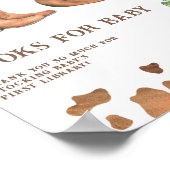 Babyduschbücher für Cowboy Poster (Ecke)
