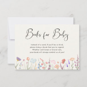 Babyduschbücher für die Babyausstattung von Wildbl Einladung