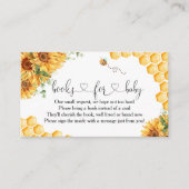 Babyduschbücher für die Babyverpackungskarte Begleitkarte (Vorderseite)