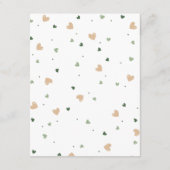 Babyduschbücher für die Kinderkarte Einladung (Rückseite)