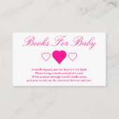 Babyduschbücher für Kinder Begleitkarte (Vorderseite)