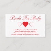 Babyduschbücher für Kinder Begleitkarte (Vorderseite)