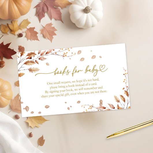 Babyduschbücher für Kinder Begleitkarte