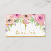 Babyduschbücher für Kinder mit einer Reservekarte Begleitkarte (Rückseite)